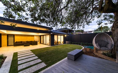 Outdoor looking into alfresco
