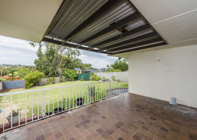 Back verandah - before