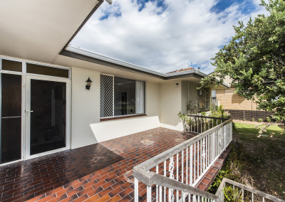 Front entrance - before